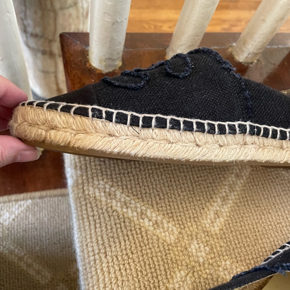 CHANEL Black Canvas Espadrilles - Picture 9 of 15
